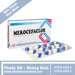 Thuốc Mekocefaclor 250mg - Điều trị nhiễm khuẩn đường hô hấp (12 viên)