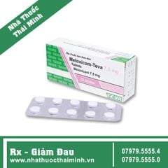 THUỐC TRI THẤP KHỚP MELOXICAM TEVA 7.5 MG (Hộp 30 Viên)