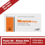 Thuốc Menison 4mg - Điều trị các bệnh viêm, dị ứng (30 viên)
