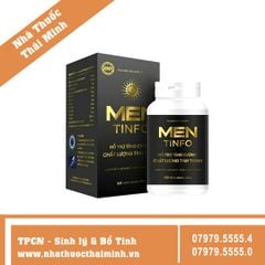 MEN TINFO (Hộp 60 viên) - Hỗ Trợ Tăng Cường Chất Lượng Tinh Trùng