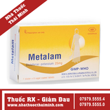 Thuốc Metalam 25mg - Giảm đau, chống viêm (1 vỉ x 6 viên)