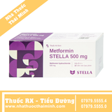 Thuốc Metformin Stella 500mg - điều trị tiểu đường type 2 (3 vỉ x 10 viên)
