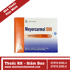 Thuốc Meyercarmol 500 - giảm đau xương khớp (10 vỉ x 10 viên)