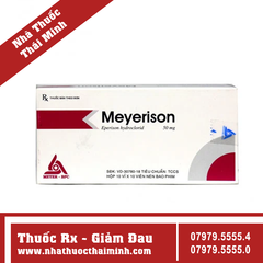 Thuốc Meyerison - tăng trương lực cơ và liệt cứng cơ (10 vỉ x 10 viên)