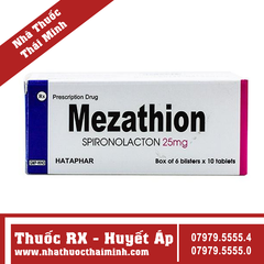 Thuốc Mezathion 25mg - Điều trị tăng huyết áp