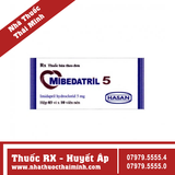 Thuốc Mibedatril 5mg - Điều trị tăng huyết áp vô căn (5 vỉ x 10 viên)