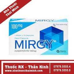 Thuốc Mirgy 300mg - Điều trị đau thần kinh, động kinh (10 viên)