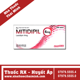 Thuốc Mitidipil 4MG - Làm giãn tiểu động mạch ngoại vi, giảm huyết áp