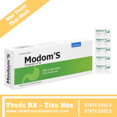 Thuốc Modom's 10mg - Điều trị triệu chứng nôn, buồn nôn (100 viên)