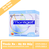 Thuốc cốm Montiget 4mg Getz điều trị hen suyễn ở trẻ em (14 gói)