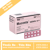 Thuốc Mucosta 100mg - điều trị loét dạ dày (10 vỉ x 10 viên)