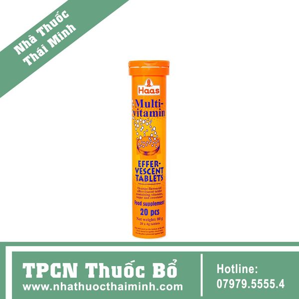 Viên sủi MULTIVITAMIN HAAS giá tốt nhất hiện nay | Nhà thuốc Thái Minh