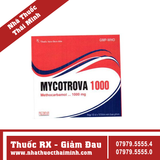 Thuốc Mycotrova 1000 - Điều trị co thắt đau nhức cơ (10 vỉ x 10 viên)