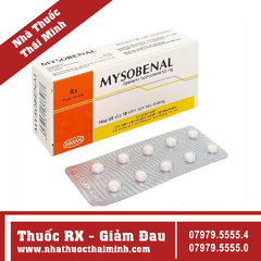 Thuốc Mysobenal 50mg - Hỗ trợ giảm co cứng cơ (3 vỉ x 10 viên)