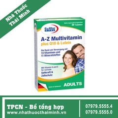 A-Z MULTIVITAMIN PLUS Q10 & LUTEIN (Hộp 30 viên) - Viên Uống Bổ Sung Vitamin Và Khoáng Chất