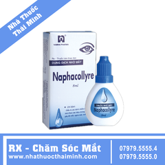 Thuốc nhỏ mắt Naphacollyre Nam Hà điều trị nhiễm khuẩn mắt (8ml)