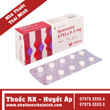 Thuốc Nebivolol Stella 5mg điều trị tăng huyết áp (3 vỉ x 10 viên)