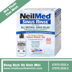 BỘ DỤNG CỤ RỬA MŨI NEILMED SINUS RINSE KIT (60 GÓI)