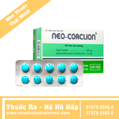 Neo Codion - Trị ho khan, ho do kích ứng (2 vỉ x 10 viên)