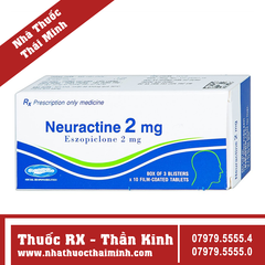 Thuốc Neuractine 2mg - Điều trị chứng mất ngủ (3 vỉ x 10 viên)