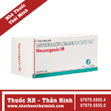 Thuốc Neurogesic-M - Điều trị động kinh, đau dây thần kinh (10 vỉ x 10 viên)