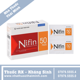 Thuốc Cốm pha hỗn dịch uống Nifin 50 Kids - điều trị nhiễm khuẩn (24 gói x 1.5g)