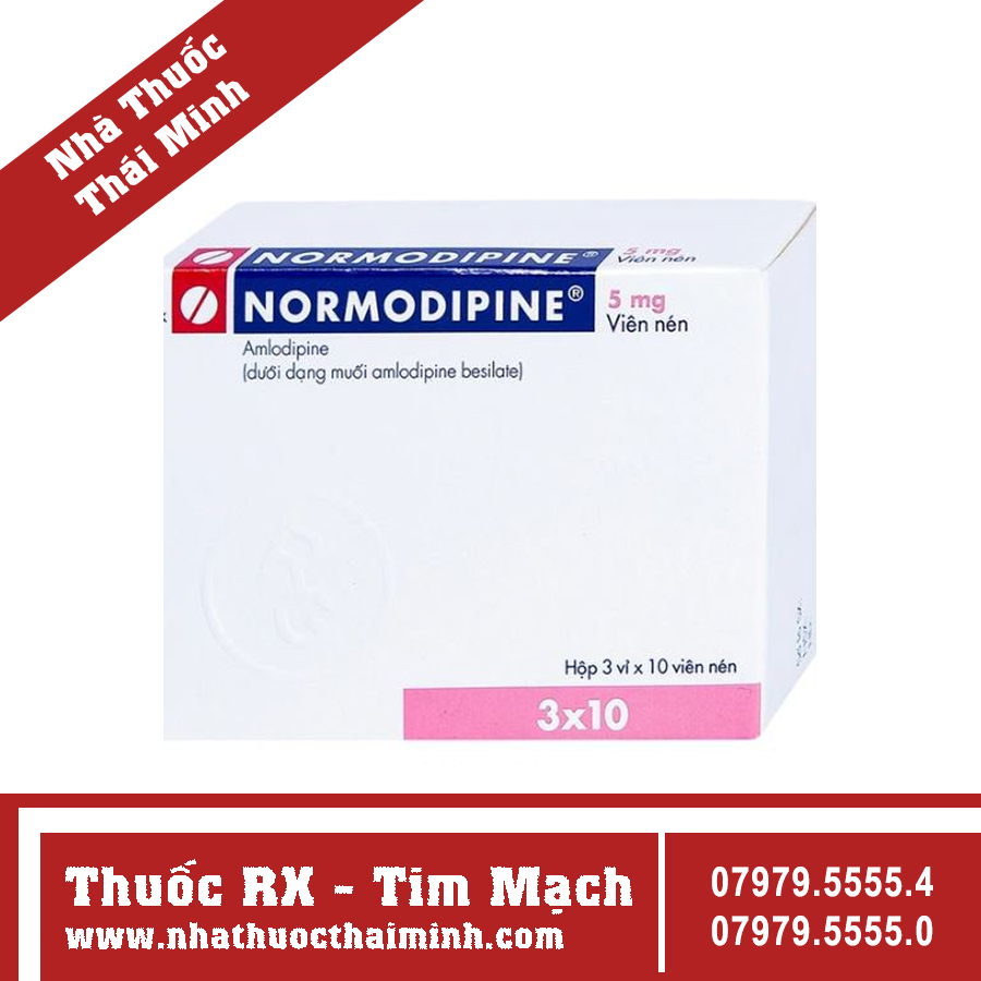 Thuốc Normodipine 5mg - điều trị tăng huyết áp (3 vỉ x 10 viên) – Nhà ...