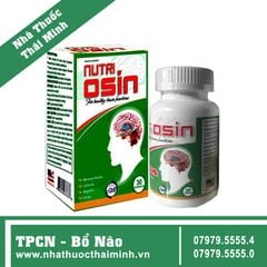 Nutri Osin (Hộp 30 viên) -  Hỗ trợ tăng cường lưu thông máu não