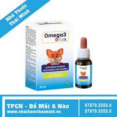 OMEGA 3 DROPS 30ML - Hỗ Trợ Phát Triển Não Bộ Và Thị Lực Cho Trẻ