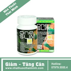 Viên giảm cân One Slim USA - Giảm cân an toàn,  hiệu quả