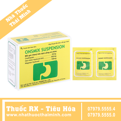 Thuốc Onsmix Suspension Huons điều trị trào ngược dạ dày (20 gói x 10ml)