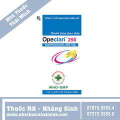 Thuốc Opeclari 250 - Điều trị nhiễm khuẩn