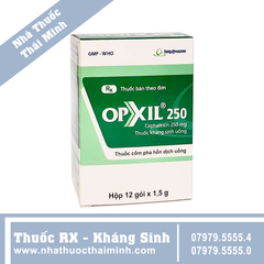 Thuốc Opxil 250 - điều trị nhiễm khuẩn (12 gói)