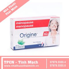 Origine 63 Tilman (Hộp 28 Viên) - Hỗ Trợ Làm Giảm Triệu Chứng Thời Kỳ Tiền Mãn Kinh, Mãn Kinh