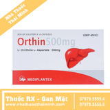 Thuốc Orthin 500mg - điều trị hội chứng tăng amoniac (3 vỉ x 10 viên)