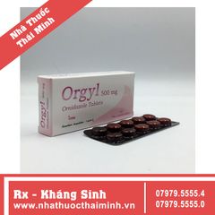 Thuốc ORGYL Kusum (Hộp 10 viên) - Điều Trị Nhiễm Trùng, Nhiễm Vi Sinh Vật Đơn Bào