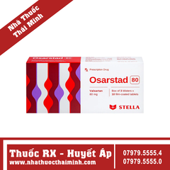 Thuốc Osarstad 80mg Stella điều trị tăng huyết áp (3 vỉ x 10 viên)