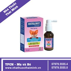 OSTELIVIT D3 + MK7 15ML - Hỗ Trợ Tăng Chiều Cao, Còi Xương, Giúp Răng Chắc Khỏe