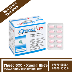 Thuốc Otibone 750mg - Giảm triệu chứng thoái hóa khớp gối (10 vỉ x 10 viên)