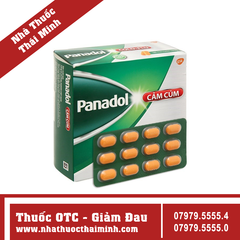 Thuốc Panadol Cảm Cúm giảm các triệu chứng sốt, đau, sung huyết mũi (15 vỉ x 12 viên)