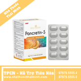 Pancretin-S hỗ trợ giảm đầy bụng, khó tiêu hộp 100 viên