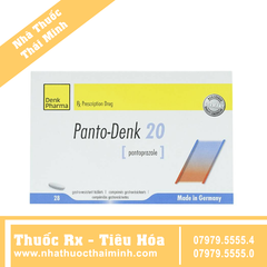 Thuốc Panto-Denk 20mg - điều trị bệnh trào ngược nhẹ (2 vỉ x 14 viên)