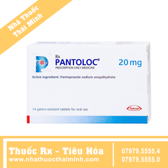 Thuốc Pantoloc 20mg - điều trị trào ngược dạ dày thực quản (14 viên)