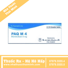 Thuốc PAQ M 4mg Bangladesh điều trị bệnh hen suyễn