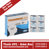 Viên sủi Paracetamol 500 SaVipharm - Giảm đau, hạ sốt (4 vỉ x 4 viên)