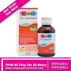 SIRO PEDIAKID FER VÀ VITAMINES B 125ML