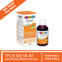 SIRO PEDIAKID 22 VITAMINES 125ML