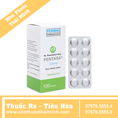 Thuốc Pentasa 500mg - điều trị viêm loét đại tràng (10 vỉ x 10 viên)