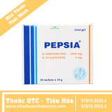 Gel uống Pepsia trị chứng đầy hơi, ợ nóng (30 gói x 10g)