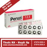 Thuốc Peruzi 12.5mg - Điều trị tăng huyết áp (3 vỉ x 10 viên)
